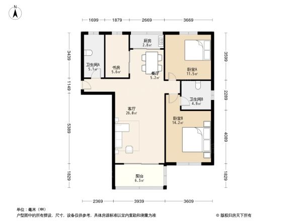 阳光名苑户型图