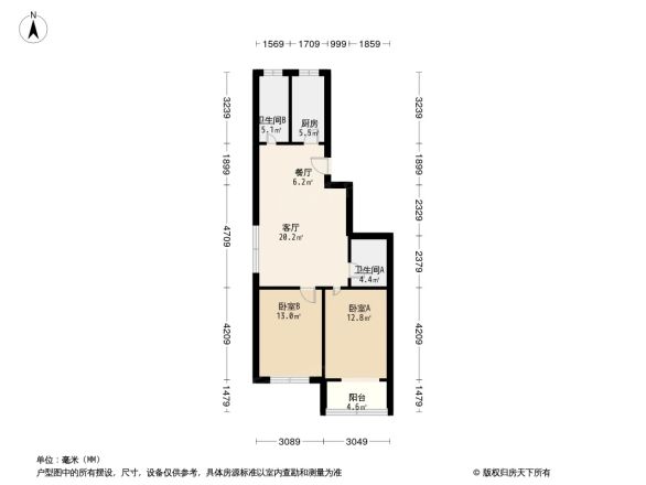 凯华公寓户型图