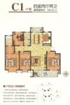 4室2厅2卫 C1户型 166.51平