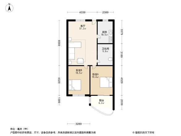 四联大厦户型图