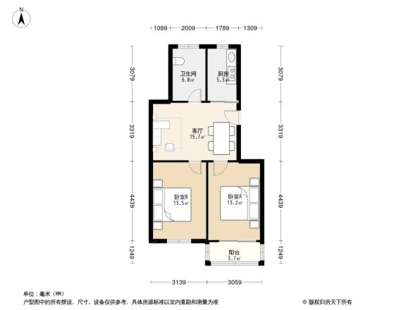 育秀二区户型图