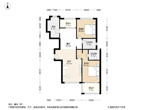 中环凯旋宫户型图