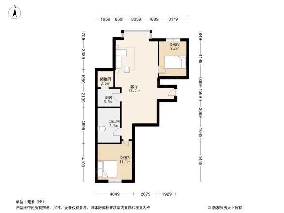 阜兴世纪公馆户型图