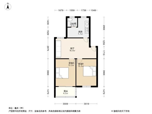 盛桥二村户型图