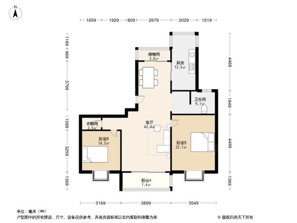 莱金佳园户型图