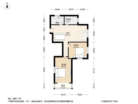 泰极大厦户型图