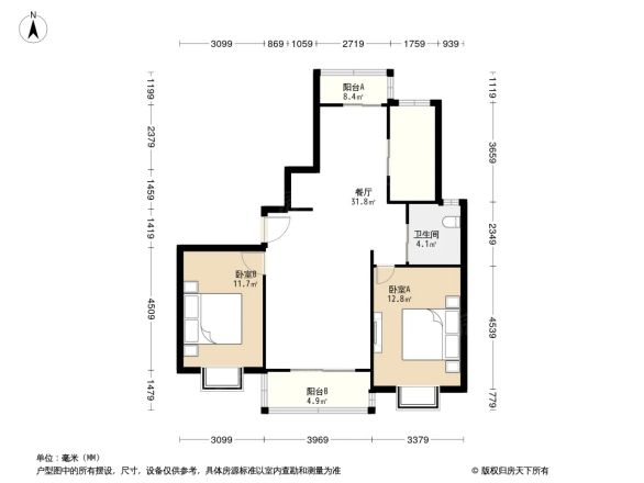 龙祥公寓户型图