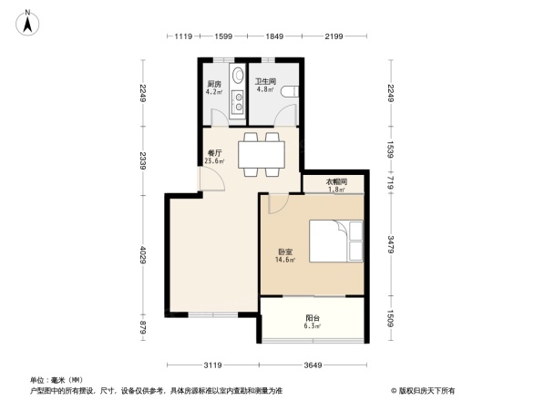 舒馨北苑户型图