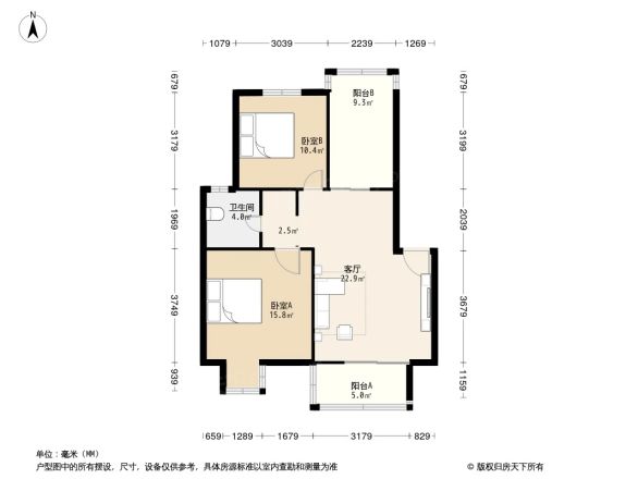 滨浦新苑三村户型图