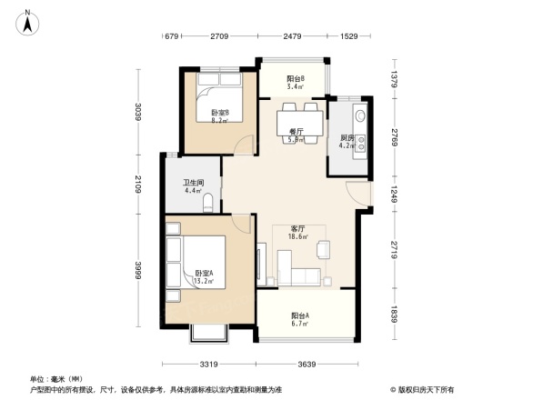 鹏丰苑户型图