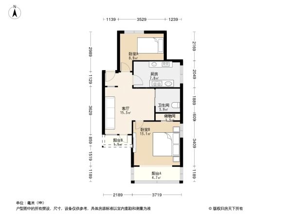 灵芝公寓户型图