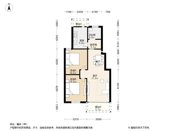 龙柏金铃公寓户型图