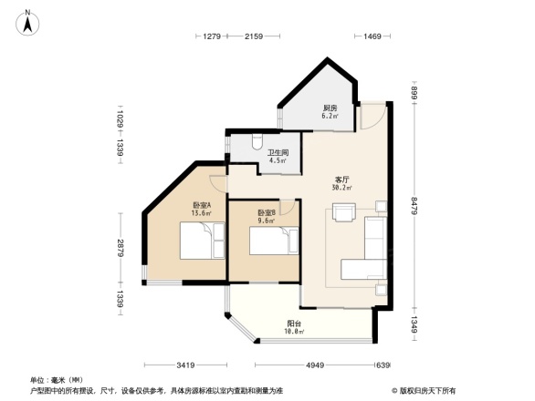 万科金色家园户型图