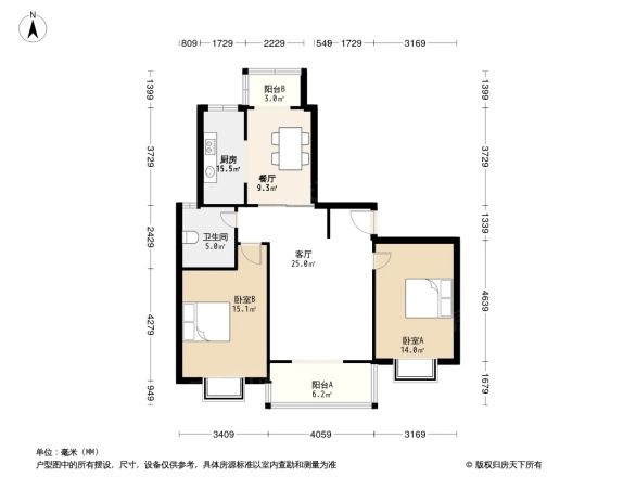 龙祥公寓户型图