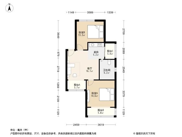 灵芝公寓户型图