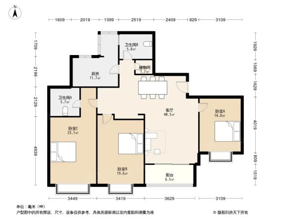 天和苑户型图