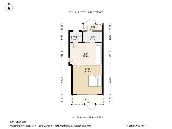 华银苑户型图