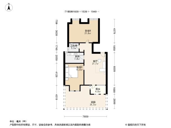 万科琥珀郡园户型图