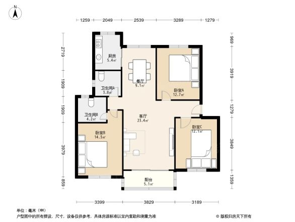 永旭家苑户型图