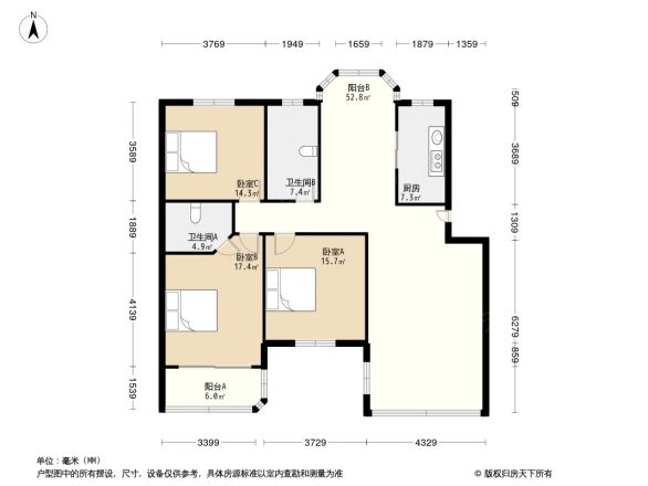 蓬莱苑户型图