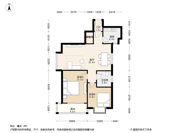 万科金色家园户型图