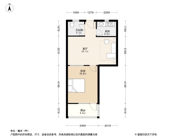 黎明花园户型图