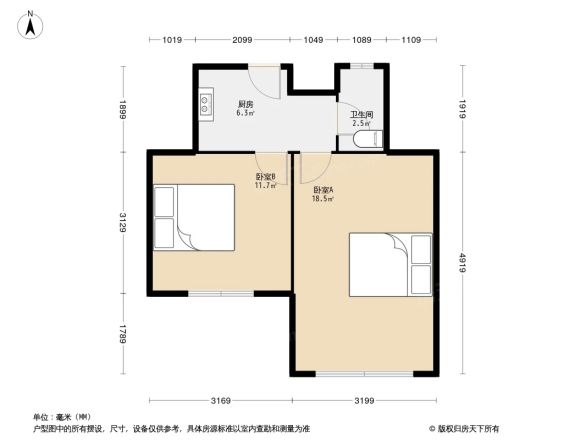 盛桥二村户型图