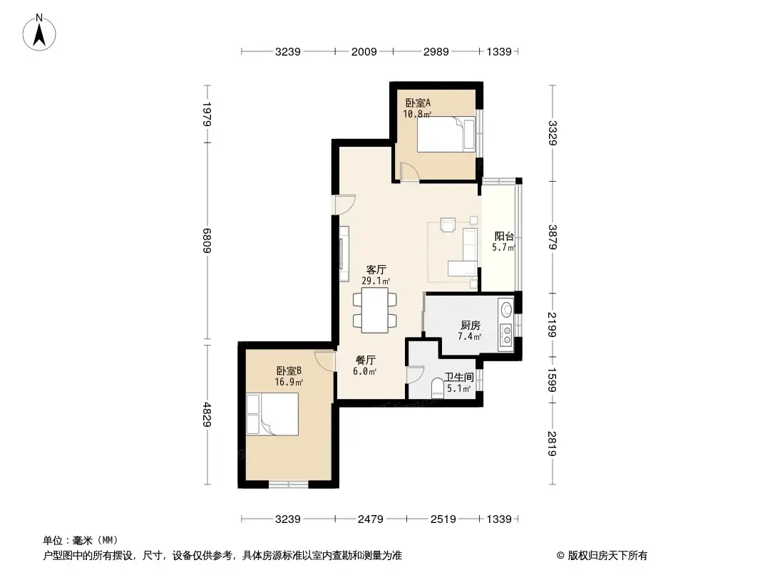 禹城诚乾悦府户型图图片