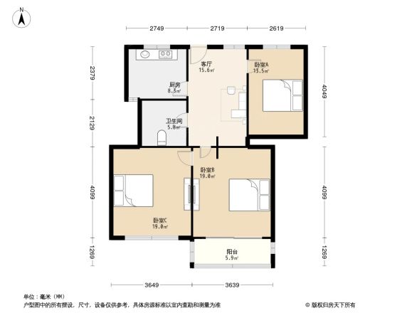 灵芝公寓户型图