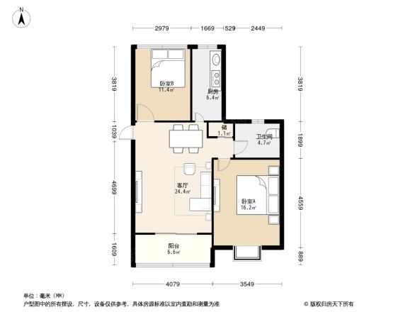 合生城邦三街坊户型图