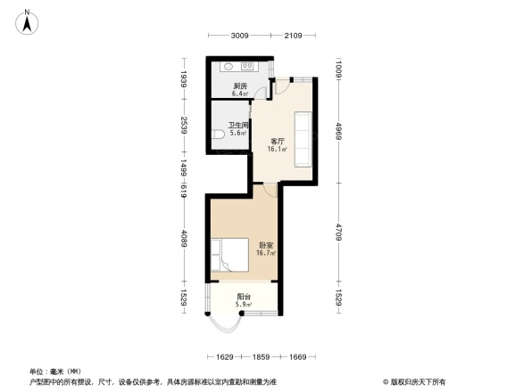 海鸿公寓户型图