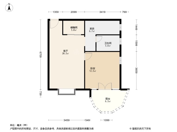 古北国际花园户型图