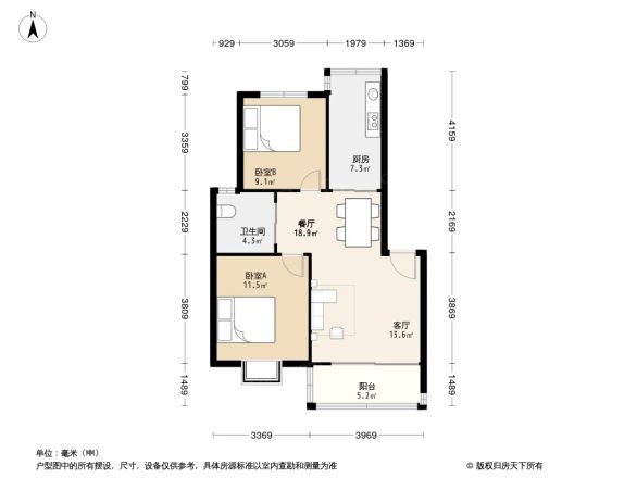 滨浦新苑三村户型图