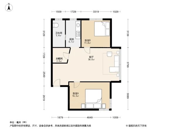 万峰小区户型图