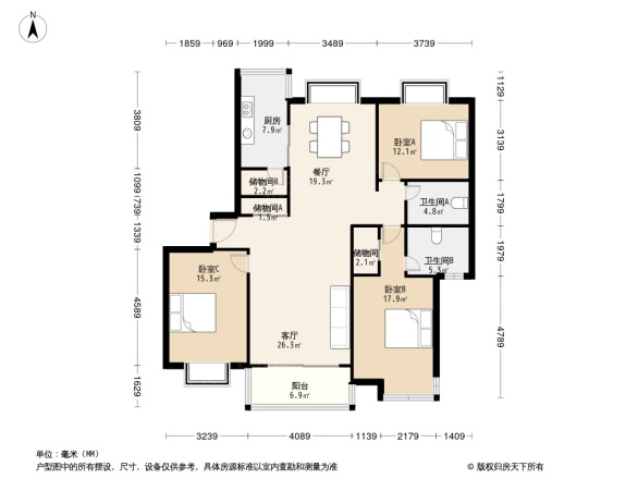 香阁丽苑户型图