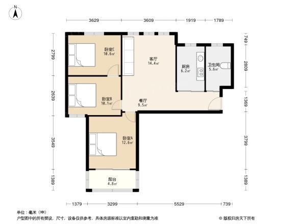 三林世博家园(新浦路199弄)户型图