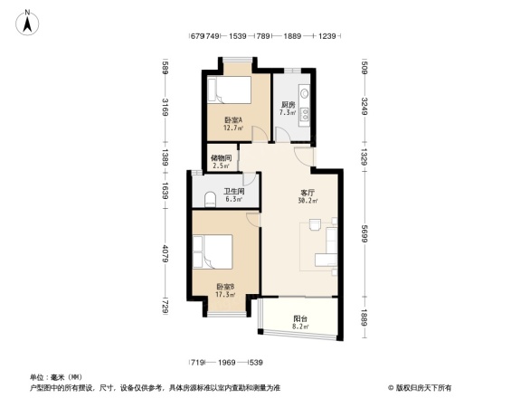 三金福邸户型图