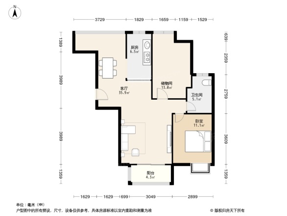 江佑铂庭户型图