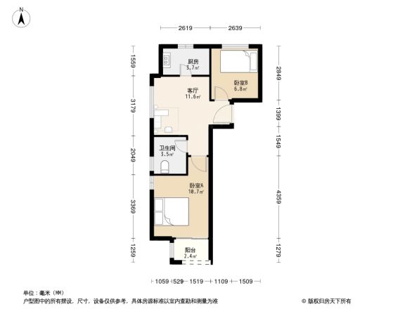 东方鸿璟户型图