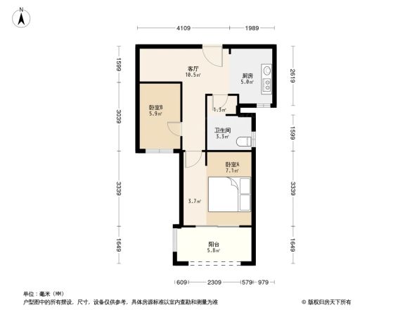 华沁家园户型图