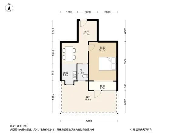 清凉山庄户型图