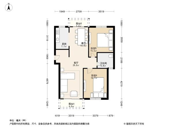 海汇长风苑户型图