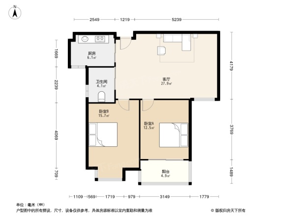 德基紫金南苑户型图