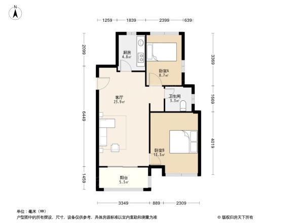 万科梦想派户型图