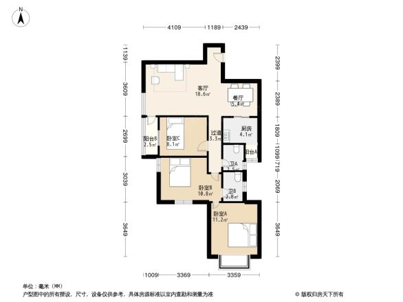 泰荣苑户型图
