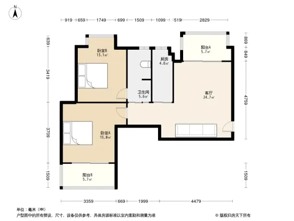 德基紫金南苑户型图