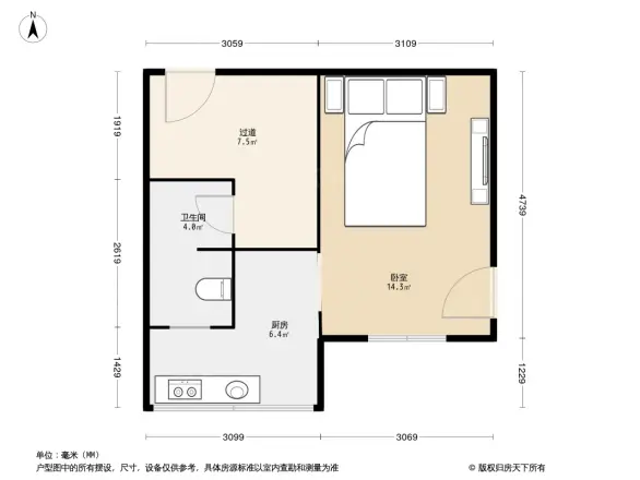 御道街小区户型图