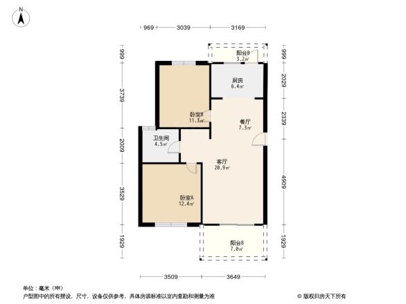 海汇长风苑户型图