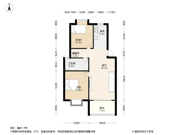三金福邸户型图