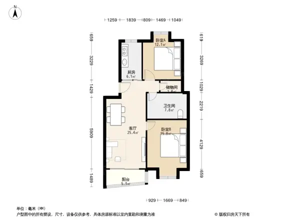 三金福邸户型图